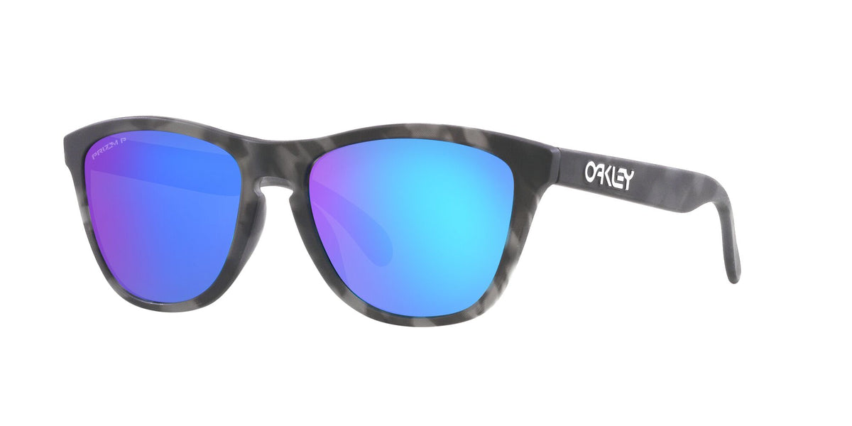 OO 9245 Oakley Frogskins (A) Matte Black Tortoise / Prizm Sapphire Polarised 54 54 / Polycarbonate / O_matter / Injected