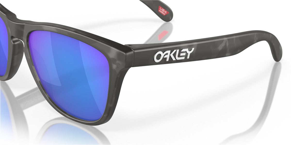 OO 9245 Oakley Frogskins (A) Matte Black Tortoise / Prizm Sapphire Polarised 54 54 / Polycarbonate / O_matter / Injected