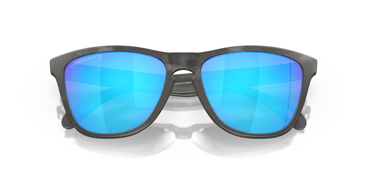 OO 9245 Oakley Frogskins (A) Matte Black Tortoise / Prizm Sapphire Polarised 54 54 / Polycarbonate / O_matter / Injected