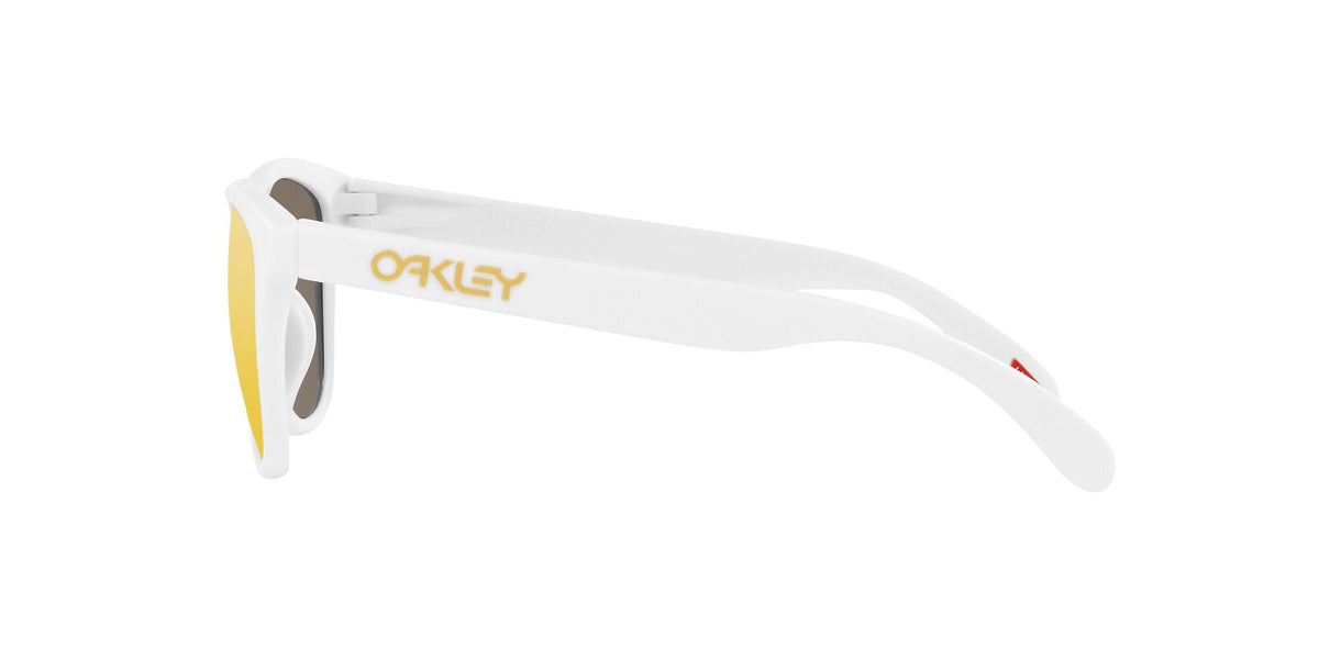 Oakley Frogskins (A) 0OO9245 9245D9 54 Matte White / Prizm 24K Polarized 54 / Polycarbonate / O_matter / Injected