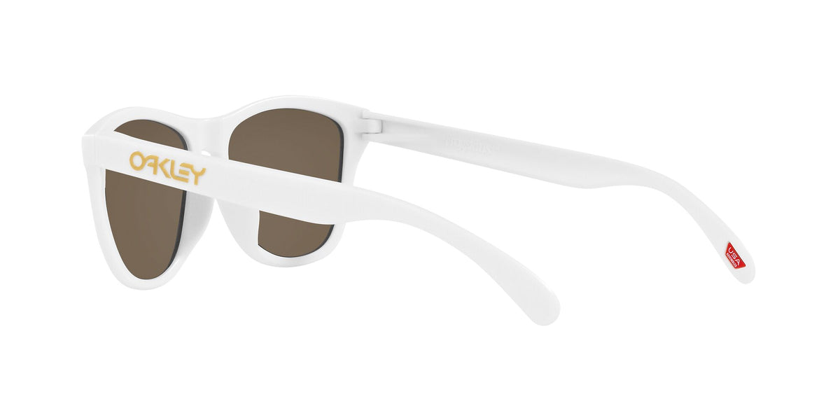 Oakley Frogskins (A) 0OO9245 9245D9 54 Matte White / Prizm 24K Polarized 54 / Polycarbonate / O_matter / Injected