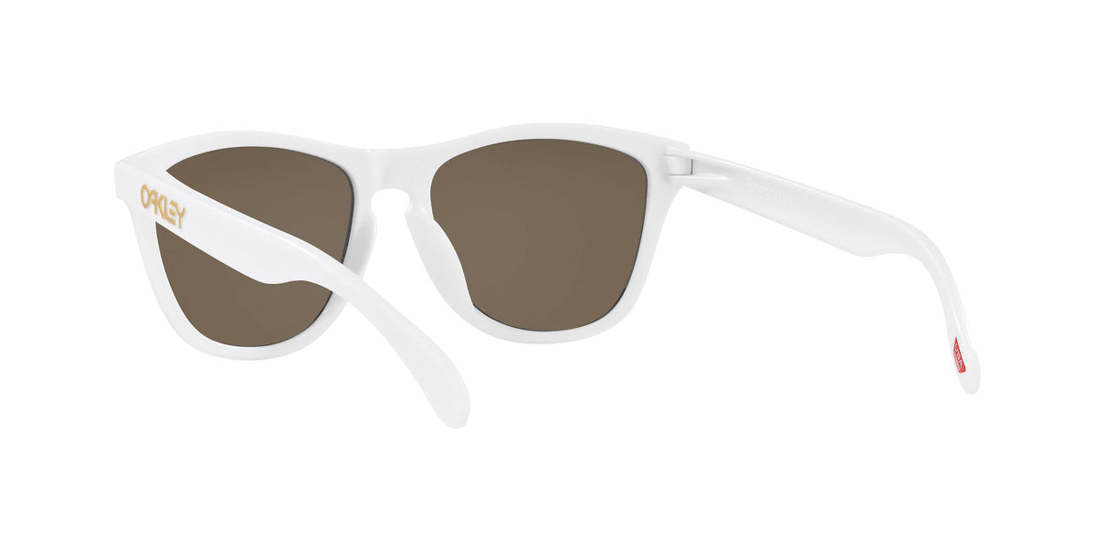 Oakley Frogskins (A) 0OO9245 9245D9 54 Matte White / Prizm 24K Polarized 54 / Polycarbonate / O_matter / Injected