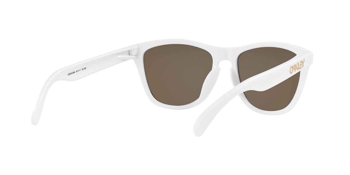 Oakley Frogskins (A) 0OO9245 9245D9 54 Matte White / Prizm 24K Polarized 54 / Polycarbonate / O_matter / Injected