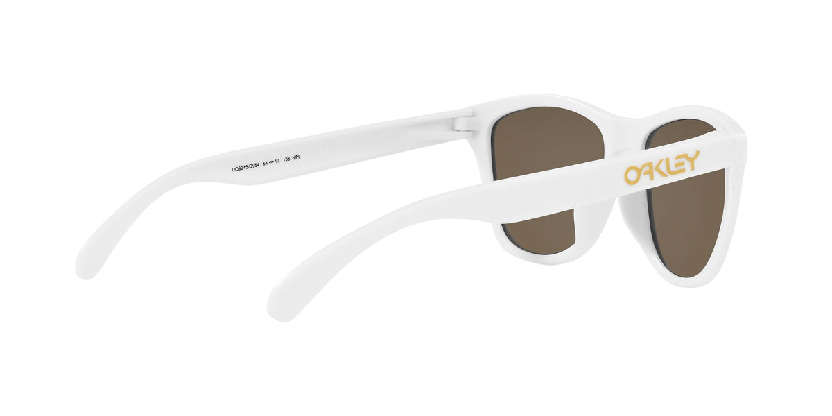 Oakley Frogskins (A) 0OO9245 9245D9 54 Matte White / Prizm 24K Polarized 54 / Polycarbonate / O_matter / Injected