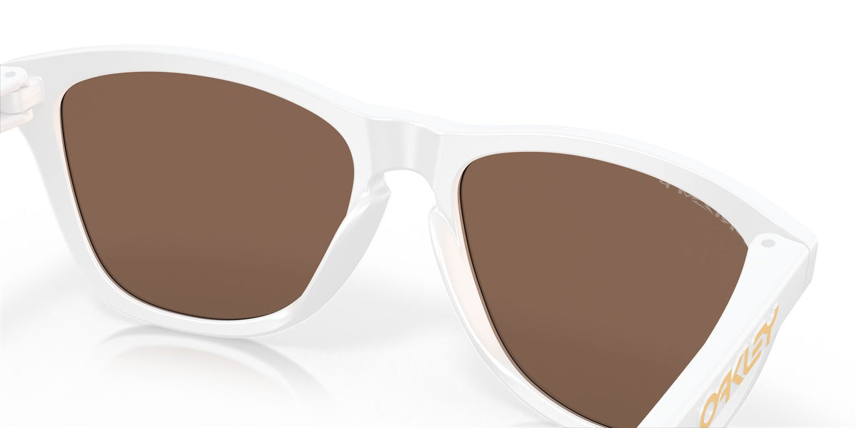 Oakley Frogskins (A) 0OO9245 9245D9 54 Matte White / Prizm 24K Polarized 54 / Polycarbonate / O_matter / Injected