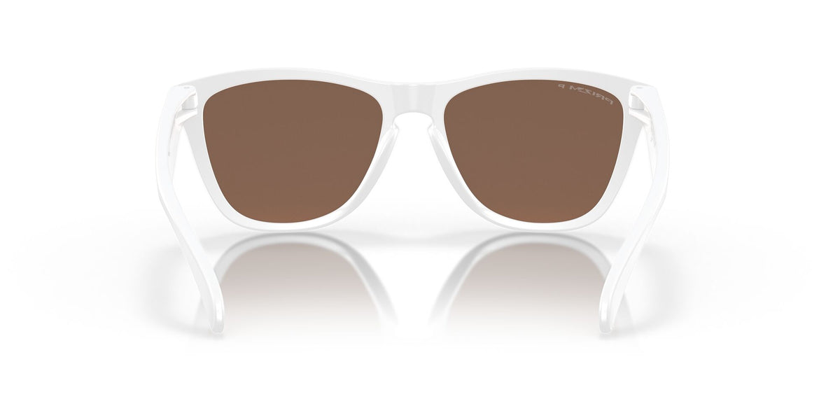 Oakley Frogskins (A) 0OO9245 9245D9 54 Matte White / Prizm 24K Polarized 54 / Polycarbonate / O_matter / Injected