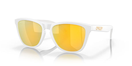 Oakley Frogskins (A) 0OO9245 9245D9 54 Matte White / Prizm 24K Polarized 54 / Polycarbonate / O_matter / Injected