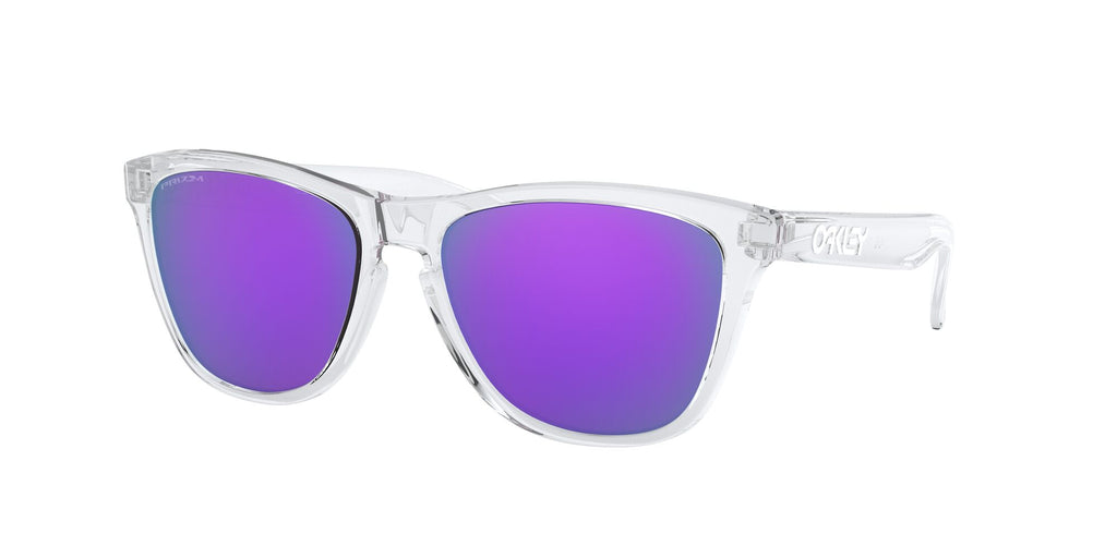 Oakley Frogskins (A) 0OO9245 924596 54 Polished Clear / Prizm Violet 54 / Plastic / Plastic