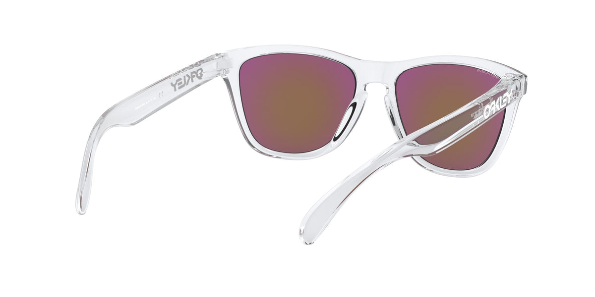 Oakley Frogskins (A) 0OO9245 924596 54 Polished Clear / Prizm Violet 54 / Plastic / Plastic