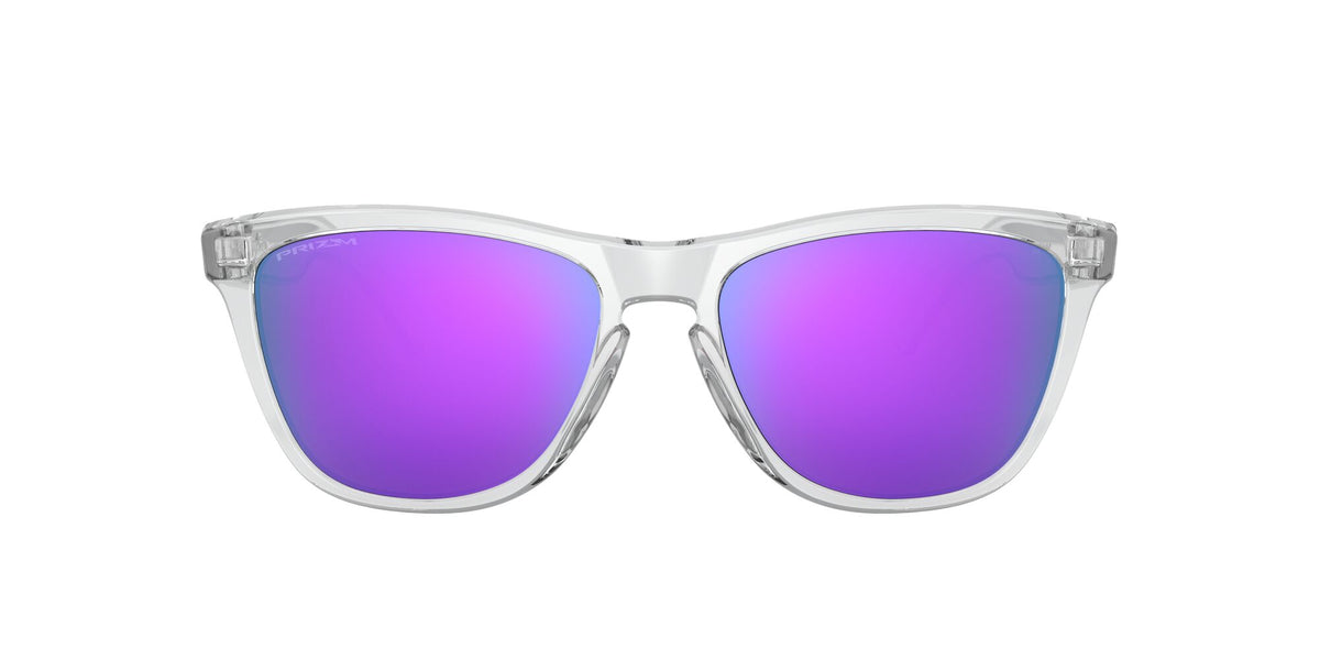 Oakley Frogskins (A) 0OO9245 924596 54 Polished Clear / Prizm Violet 54 / Plastic / Plastic