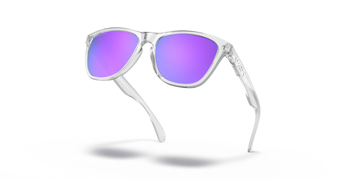 Oakley Frogskins (A) 0OO9245 924596 54 Polished Clear / Prizm Violet 54 / Plastic / Plastic