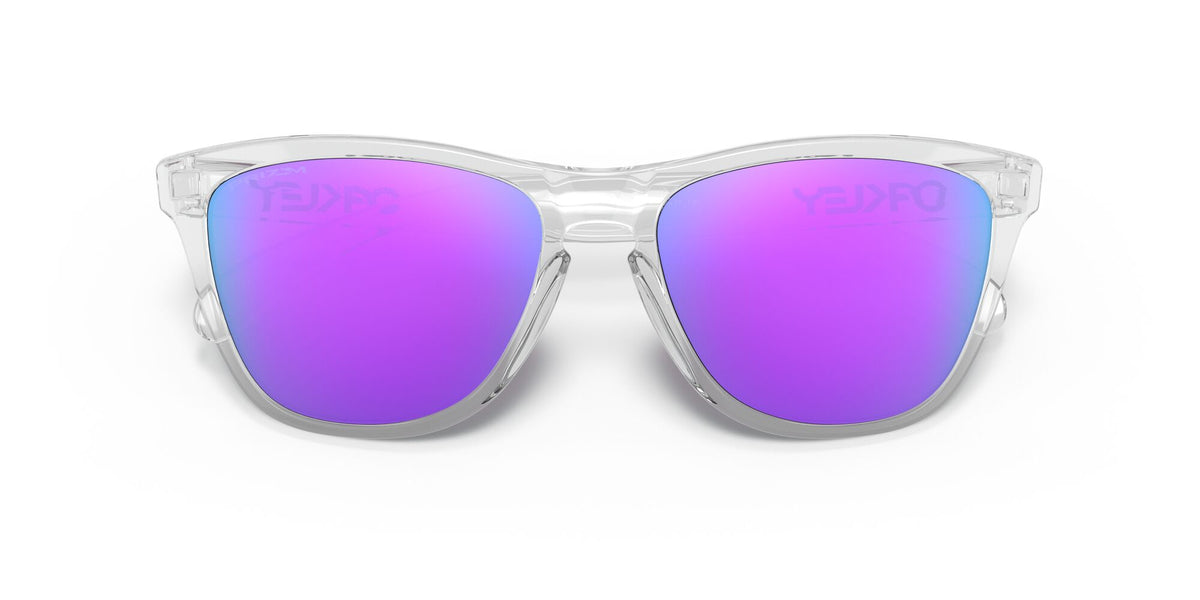 Oakley Frogskins (A) 0OO9245 924596 54 Polished Clear / Prizm Violet 54 / Plastic / Plastic
