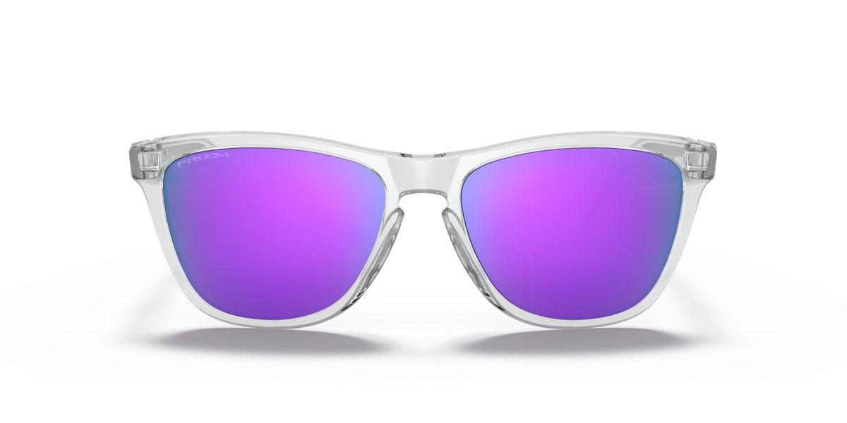 Oakley Frogskins (A) 0OO9245 924596 54 Polished Clear / Prizm Violet 54 / Plastic / Plastic