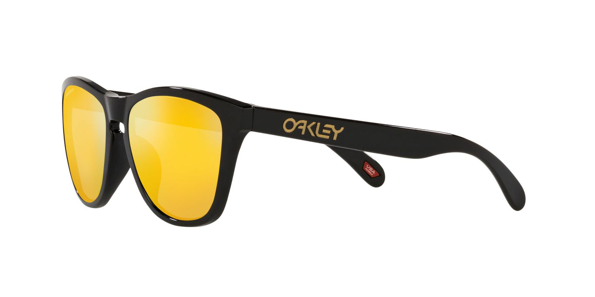 OO 9245 Oakley Frogskins (A) Polished Black /  Prizm 24K Polarised 54 / Plastic / Plastic