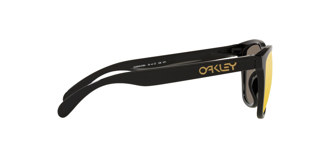 OO 9245 Oakley Frogskins (A) Polished Black /  Prizm 24K Polarised 54 / Plastic / Plastic