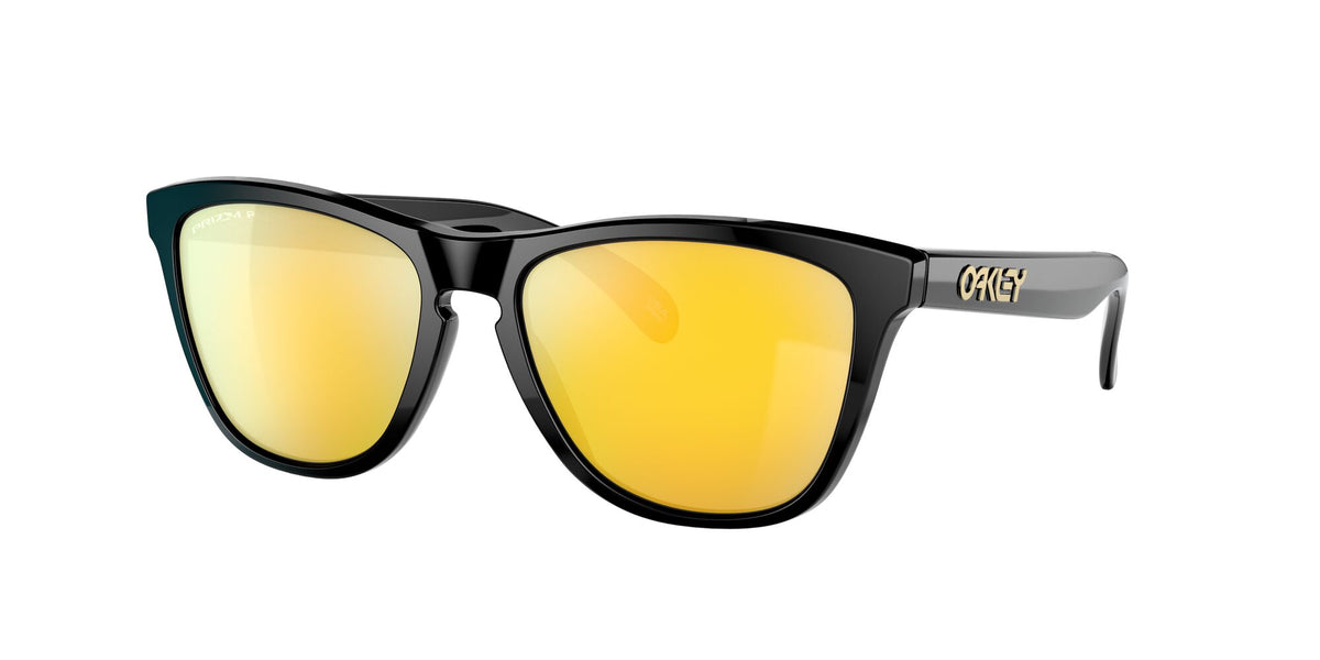 OO 9245 Oakley Frogskins (A) Polished Black /  Prizm 24K Polarised 54 / Plastic / Plastic
