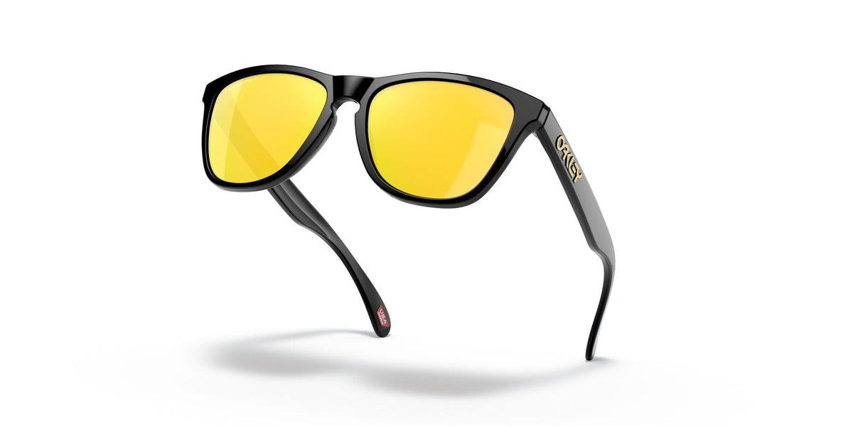 OO 9245 Oakley Frogskins (A) Polished Black /  Prizm 24K Polarised 54 / Plastic / Plastic
