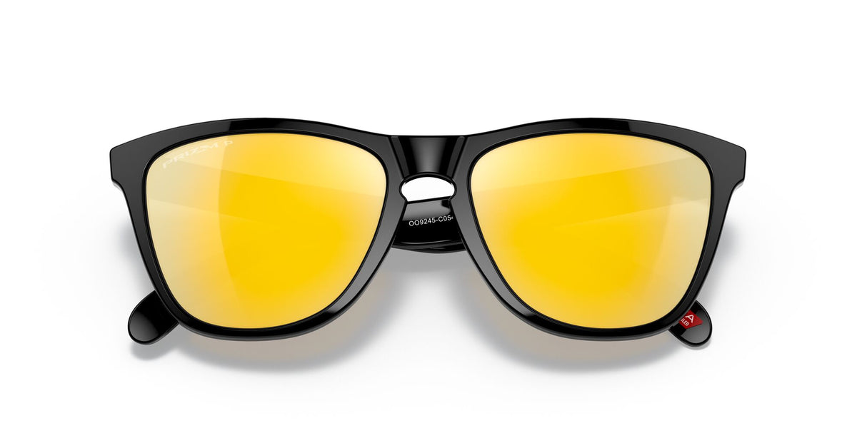 OO 9245 Oakley Frogskins (A) Polished Black /  Prizm 24K Polarised 54 / Plastic / Plastic