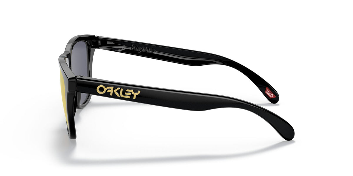OO 9245 Oakley Frogskins (A) Polished Black /  Prizm 24K Polarised 54 / Plastic / Plastic