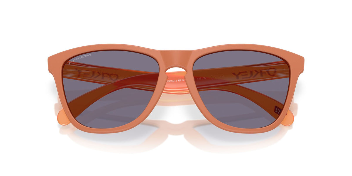 Oakley Frogskins (A) OO9245 9245E7 54 Matte Ginger / Prizm Grey