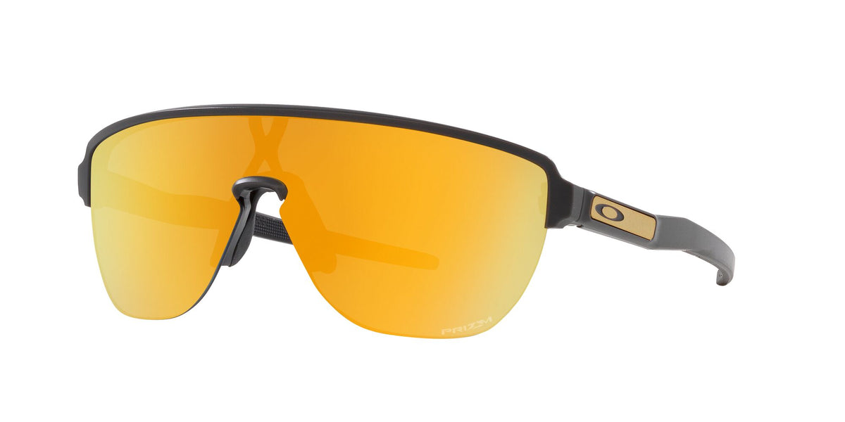 Oakley Corridor 0OO9248 924803 42 Matte Carbon / 24K Iridium 42 / Polycarbonate / O_matter / Injected