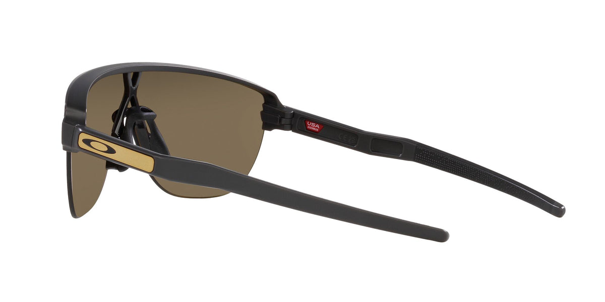 Oakley Corridor 0OO9248 924803 42 Matte Carbon / 24K Iridium 42 / Polycarbonate / O_matter / Injected