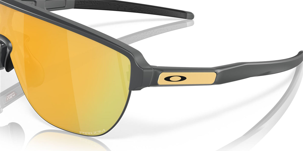 Oakley Corridor 0OO9248 924803 42 Matte Carbon / 24K Iridium 42 / Polycarbonate / O_matter / Injected