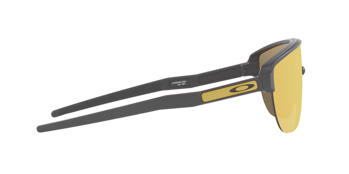 Oakley Corridor A 0OO9248A 924803 42 Matte Carbon / 24K Iridium 42 / Polycarbonate / O_matter / Injected