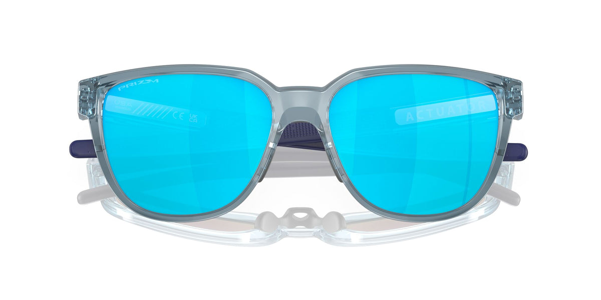 Oakley Actuator 0OO9250 925006 57 Transparent Stonewash / Prizm Sapphire 57 / Polycarbonate / O_matter / Injected