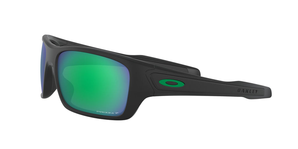 Oakley Turbine 0OO9263 926345 63 Matte Black / Prizm Jade Polarized 63 / Plastic / Plastic