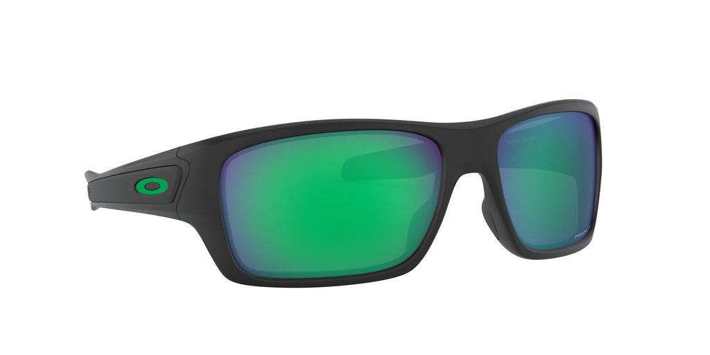 Oakley Turbine 0OO9263 926345 63 Matte Black / Prizm Jade Polarized 63 / Plastic / Plastic