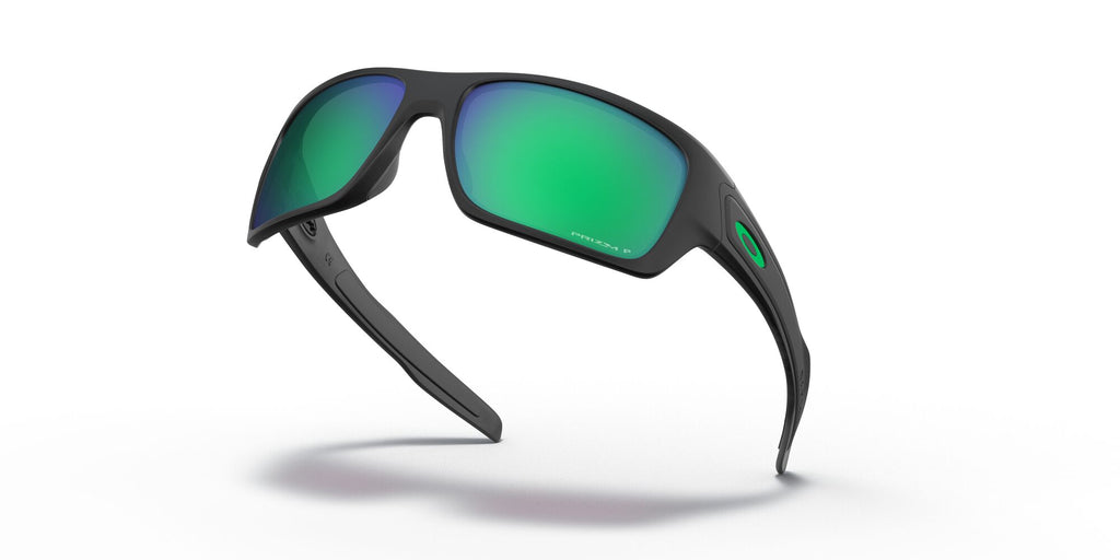 Oakley Turbine 0OO9263 926345 63 Matte Black / Prizm Jade Polarized 63 / Plastic / Plastic