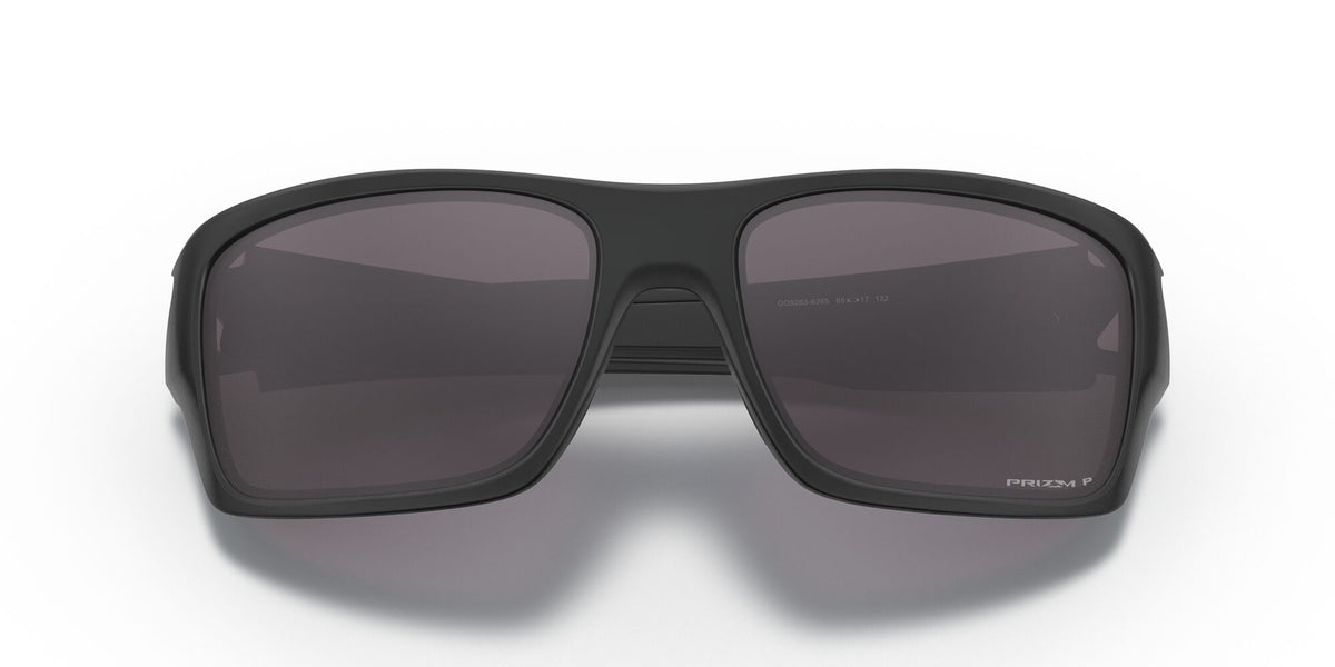 Oakley Turbine 0OO9263 926362 63 Matte Black / Prizm Grey Polarized 63 / Plastic / Plastic
