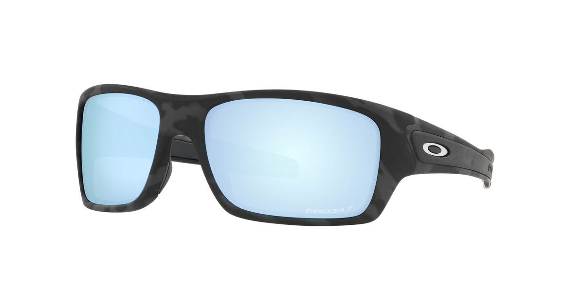 Oakley Turbine 0OO9263 926364 63 Matte Black Camo / Prizm Deep Water Polarized 63 / Plastic / Plastic