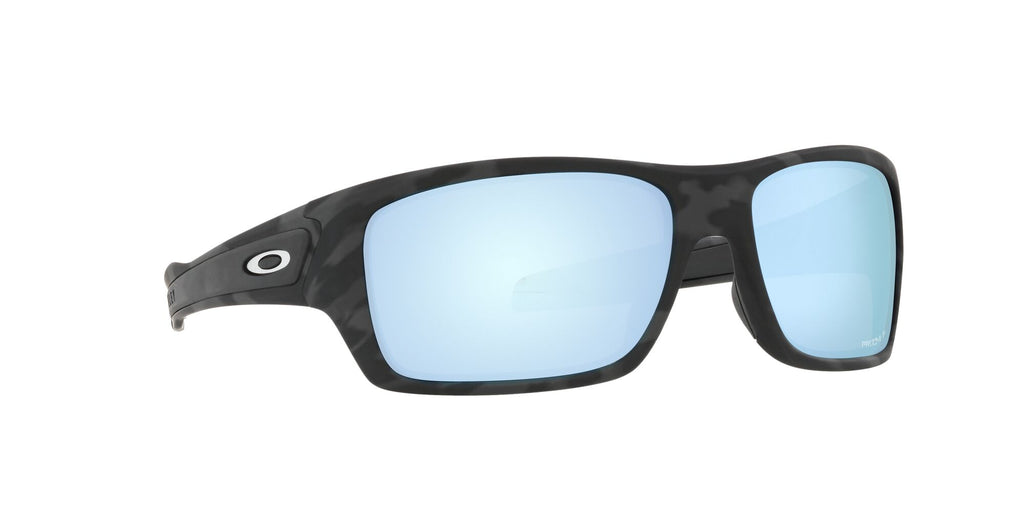 Oakley Turbine 0OO9263 926364 63 Matte Black Camo / Prizm Deep Water Polarized 63 / Plastic / Plastic