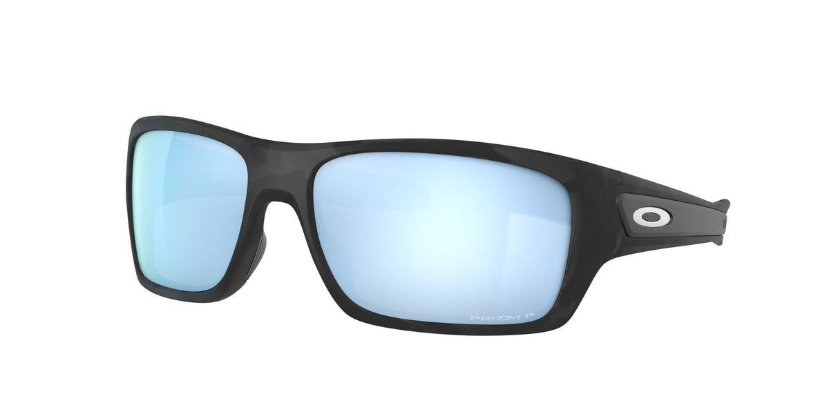 Oakley Turbine 0OO9263 926364 63 Matte Black Camo / Prizm Deep Water Polarized 63 / Plastic / Plastic