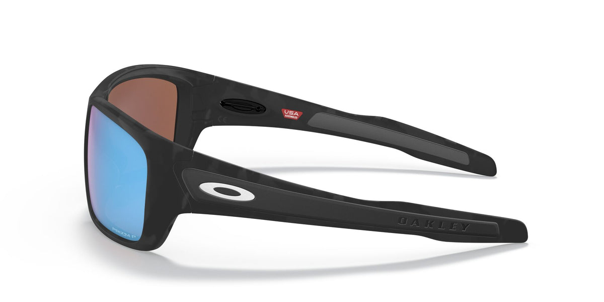 Oakley Turbine 0OO9263 926364 63 Matte Black Camo / Prizm Deep Water Polarized 63 / Plastic / Plastic