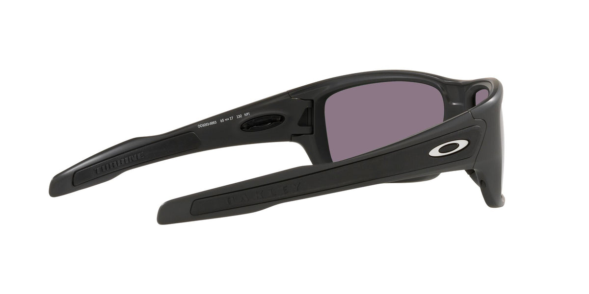 OO 9263 Oakley Turbine Matte Carbon /  Prizm Grey 63 / Plastic / Plastic