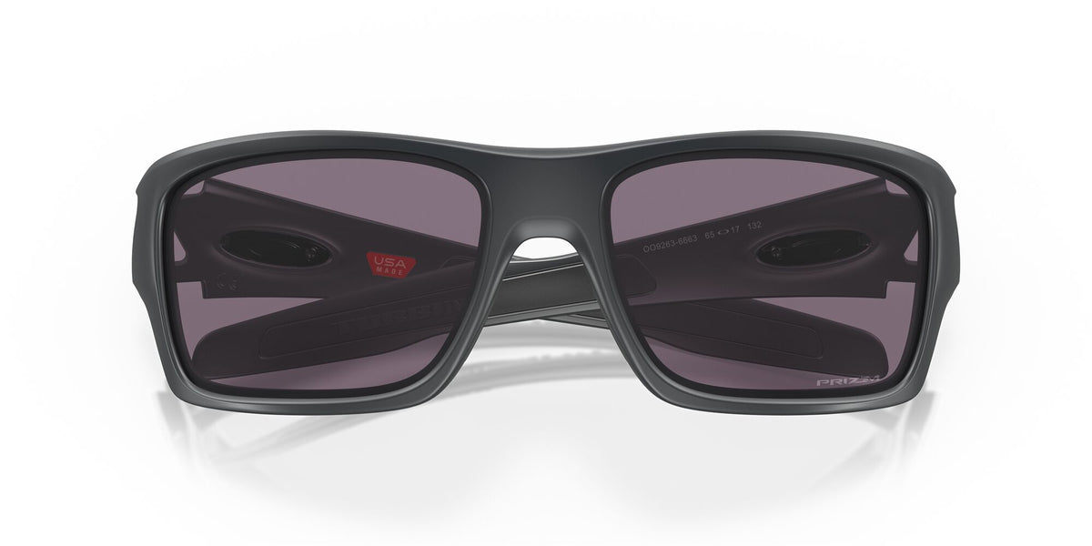 OO 9263 Oakley Turbine Matte Carbon /  Prizm Grey 63 / Plastic / Plastic