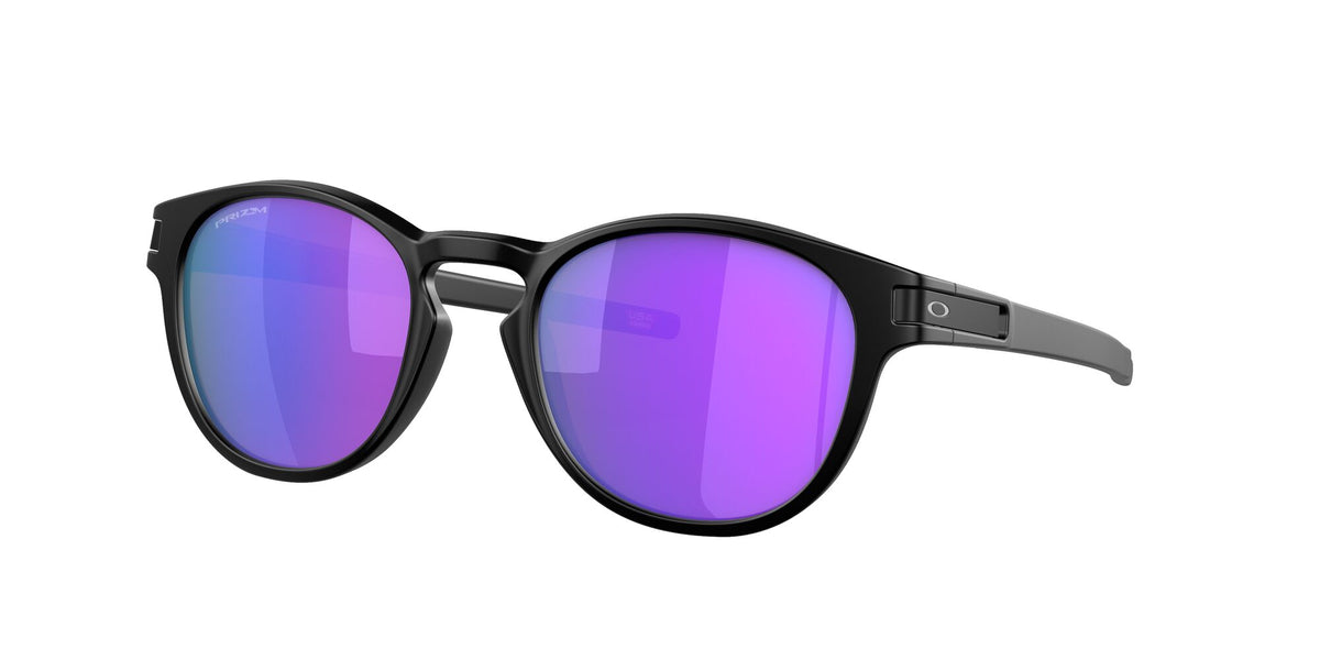Oakley Latch 0OO9265 926555 53 Matte Black / Prizm Violet 53 / Plastic / Plastic