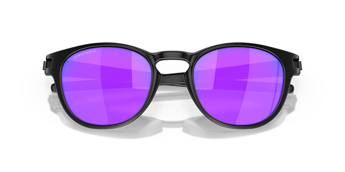 Oakley Latch 0OO9265 926555 53 Matte Black / Prizm Violet 53 / Plastic / Plastic