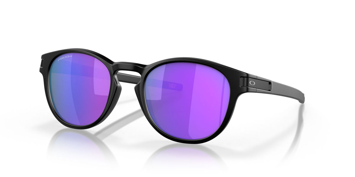 Oakley Latch 0OO9265 926555 53 Matte Black / Prizm Violet 53 / Plastic / Plastic