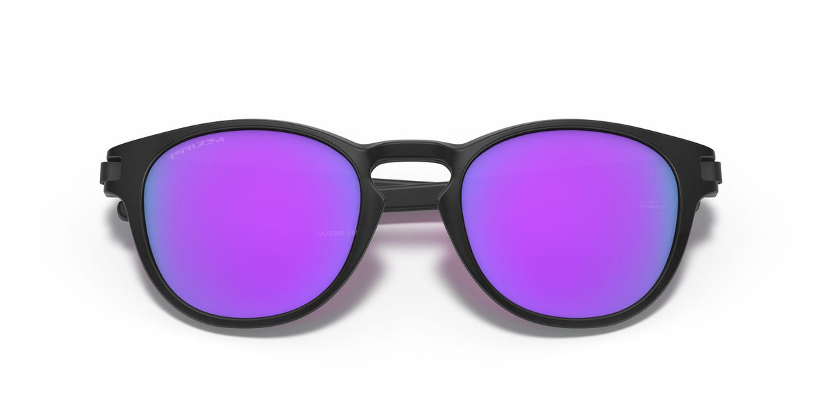 Oakley Latch 0OO9265 926555 53 Matte Black / Prizm Violet 53 / Plastic / Plastic