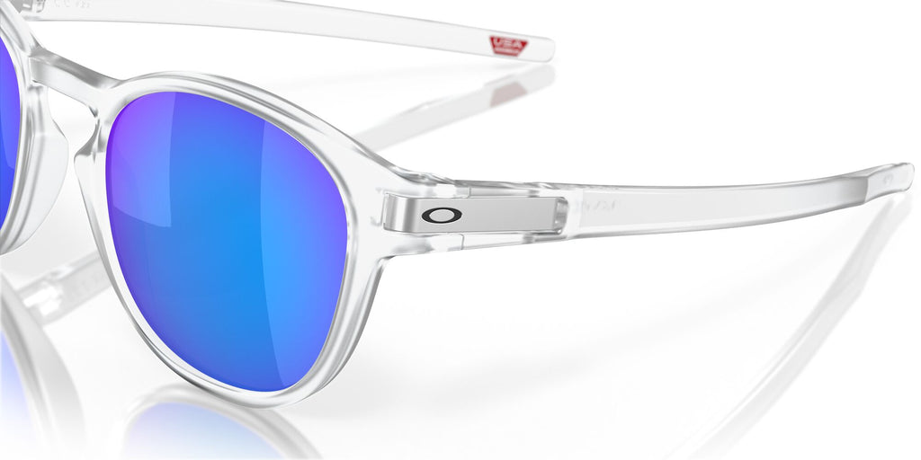 Oakley Latch 0OO9265 926565 53 Matte Clear / Prizm Sapphire Polarized 53 / Plastic / Plastic