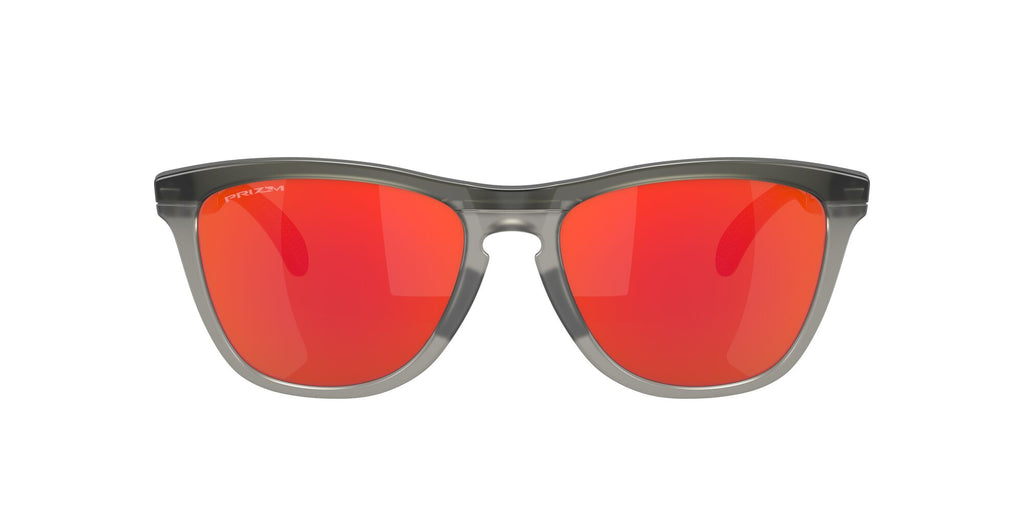 Oakley Frogskins Range 0OO9284 928401 55 Matte Grey Smoke/Grey Ink / Prizm Ruby 55 / Polycarbonate / O_matter / Injected