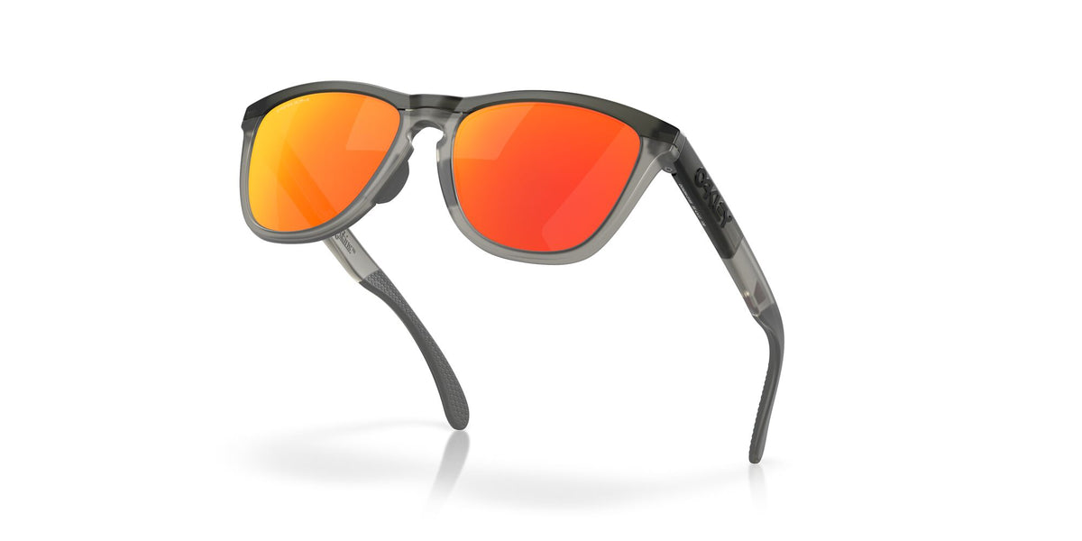 Oakley Frogskins Range 0OO9284 928401 55 Matte Grey Smoke/Grey Ink / Prizm Ruby 55 / Polycarbonate / O_matter / Injected