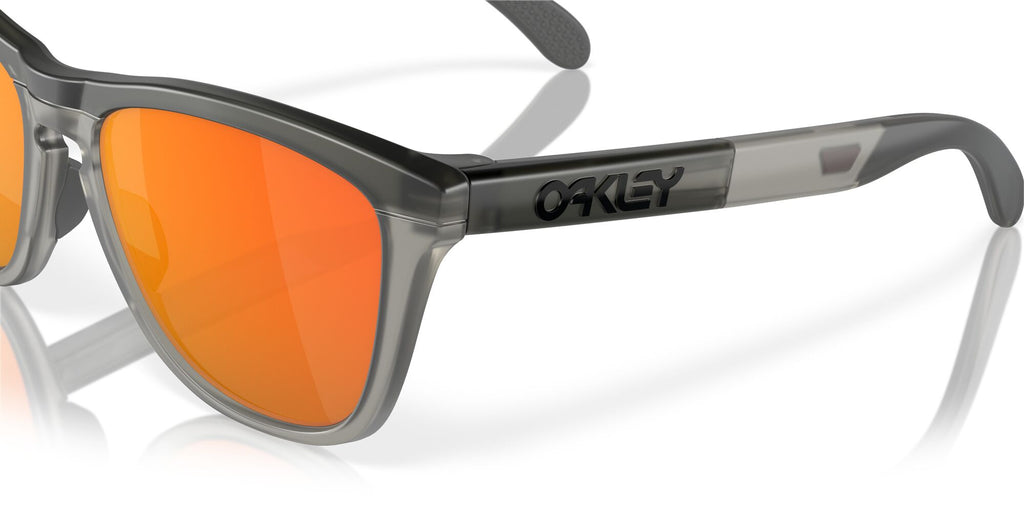 Oakley Frogskins Range 0OO9284 928401 55 Matte Grey Smoke/Grey Ink / Prizm Ruby 55 / Polycarbonate / O_matter / Injected