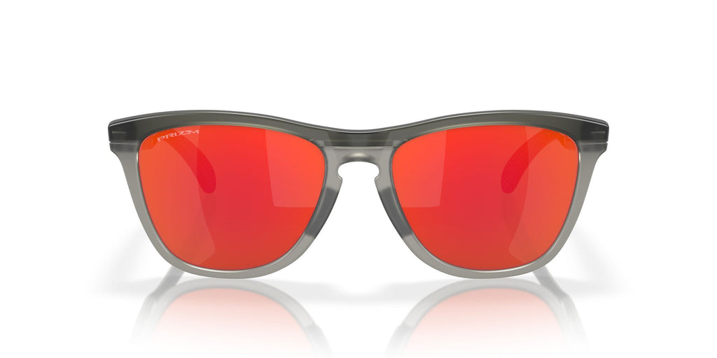 Oakley Frogskins Range 0OO9284 928401 55 Matte Grey Smoke/Grey Ink / Prizm Ruby 55 / Polycarbonate / O_matter / Injected