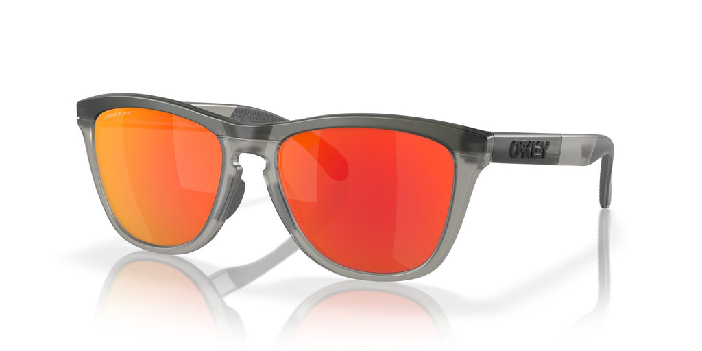 Oakley Frogskins Range 0OO9284 928401 55 Matte Grey Smoke/Grey Ink / Prizm Ruby 55 / Polycarbonate / O_matter / Injected