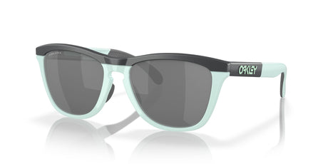 Oakley Frogskins Range 0OO9284 928403 55 Matte Carbon/Blue Milkshake / Prizm Black 55 / Polycarbonate / O_matter / Injected